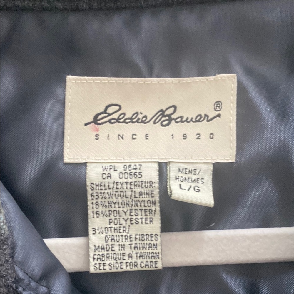 Eddie Bauer Lightweight Black and Gray Shirt Jacket - Picture 2 of 4